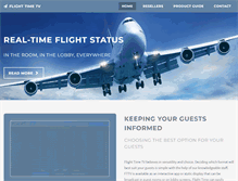 Tablet Screenshot of flighttimetv.com